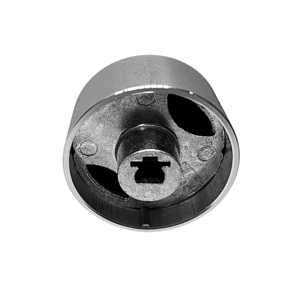 Perilla Metálica Cromada para Parrillas a Gas - Imagen 3