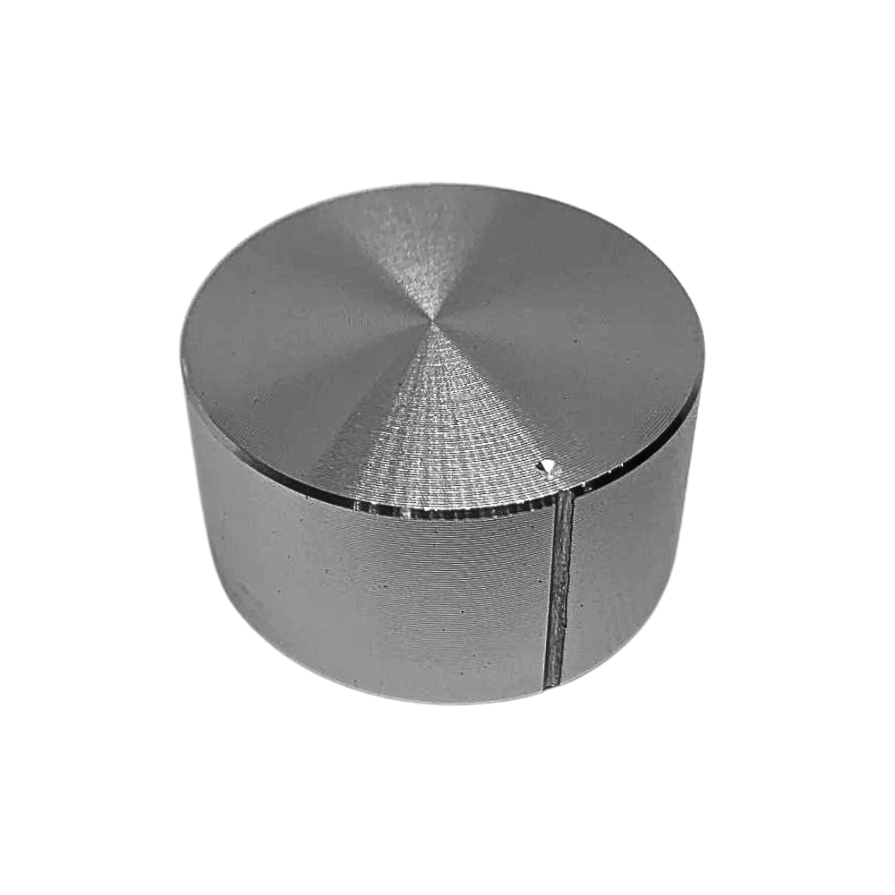 Perilla Metálica Cromada para Parrillas a Gas